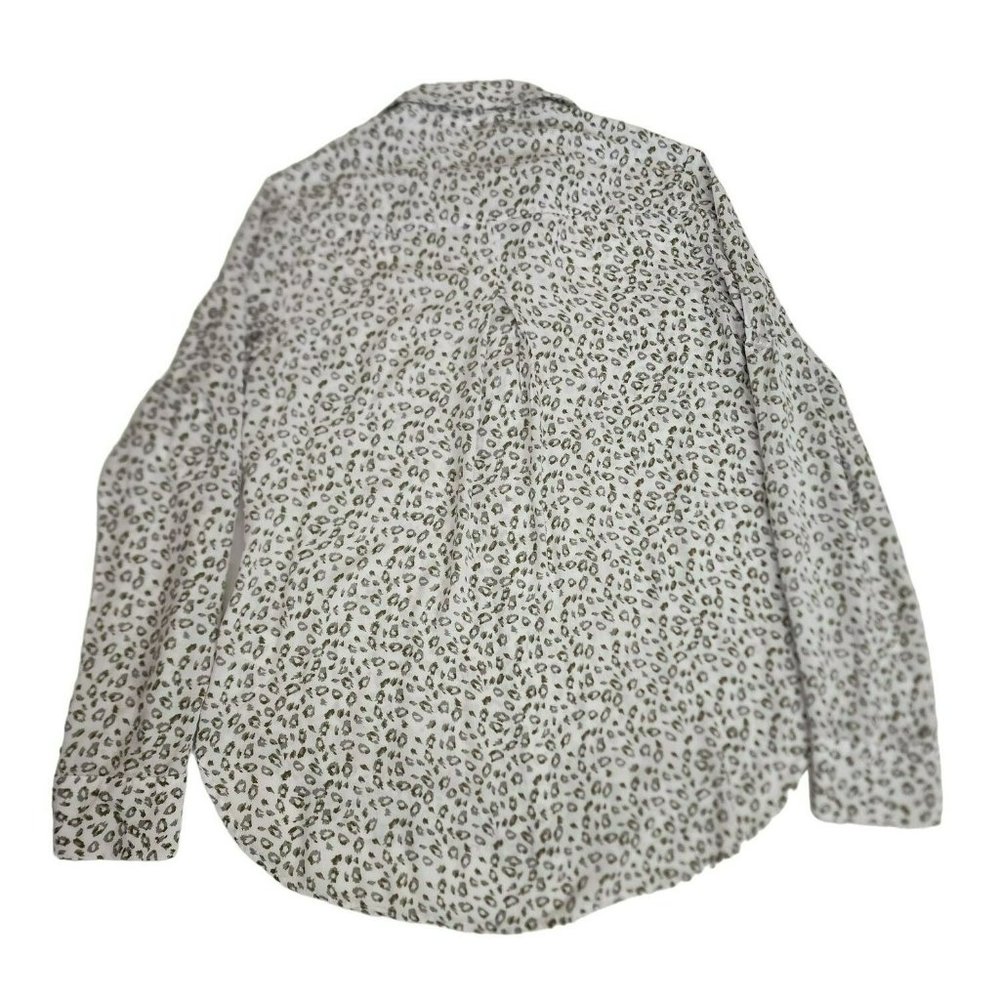 Cloth & Stone By Anthropologie Women's Leopard Print Long Sleeve Shirt Size XS - Picture 6 of 14